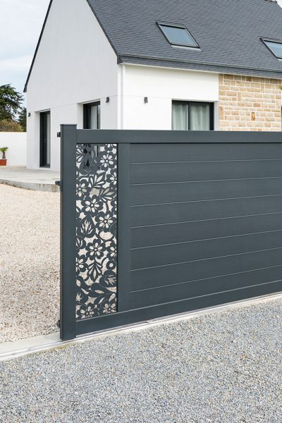 portail aluminium coulissant kostum